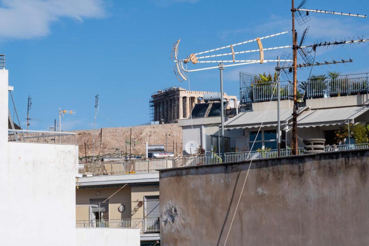 Acropolis View Vintage Style Apartment In Koukaki Athens Exterior photo